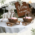 2pcs Christmas Flower Basket Vintage Berry Vine Wrapping Small Wicker Basket with Handle for Wedding Flowers Floral Decoration Candy Garden Home Storage